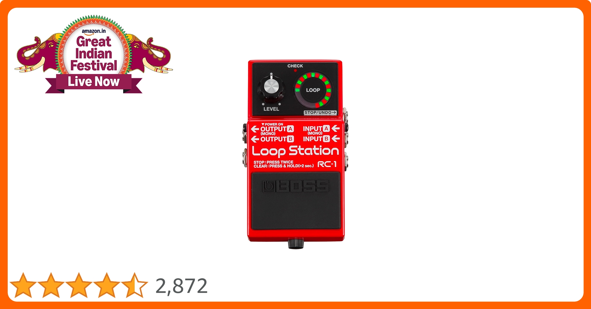 BOSS RC-1 ループステーション BOSS - RC-1 | Loop Station
